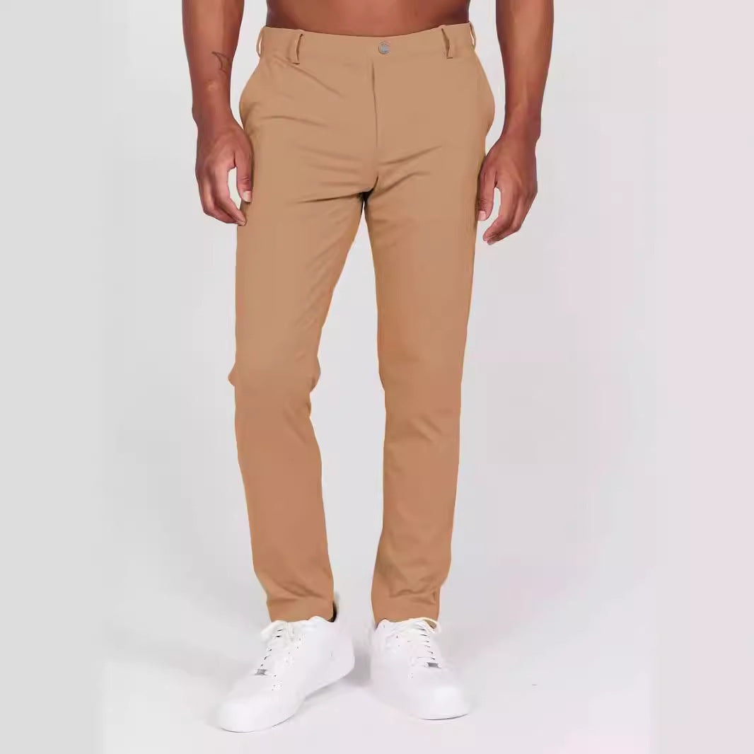 Herren Slim-Fit Freizeithose mit elastischem Bund und praktischen Taschen Echoarchiv