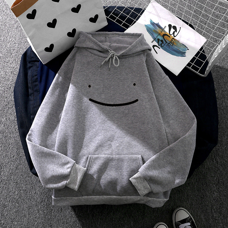 Unisex oversized Kapuzenpullover mit minimalistischem Frontprint und Kängurutasche – Auréline