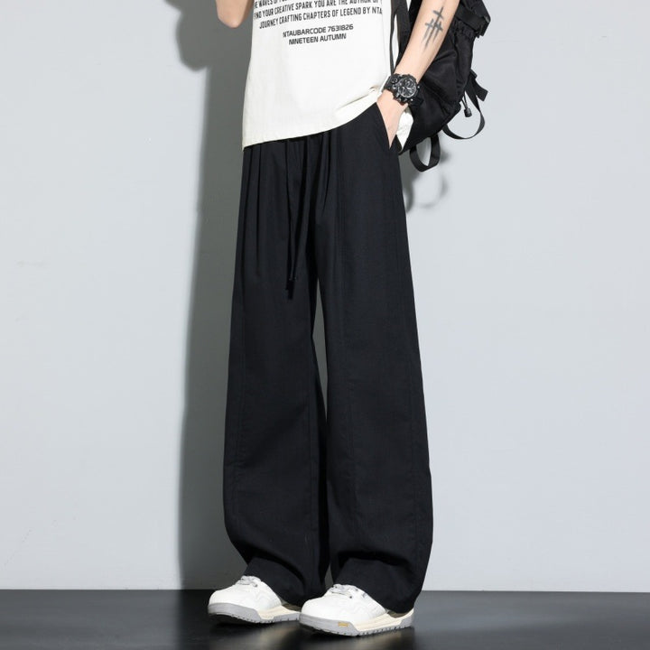 Damen Weite Lagen-Loungehose mit Cargo-Details & elastischem Tunnelzug Echoarchiv