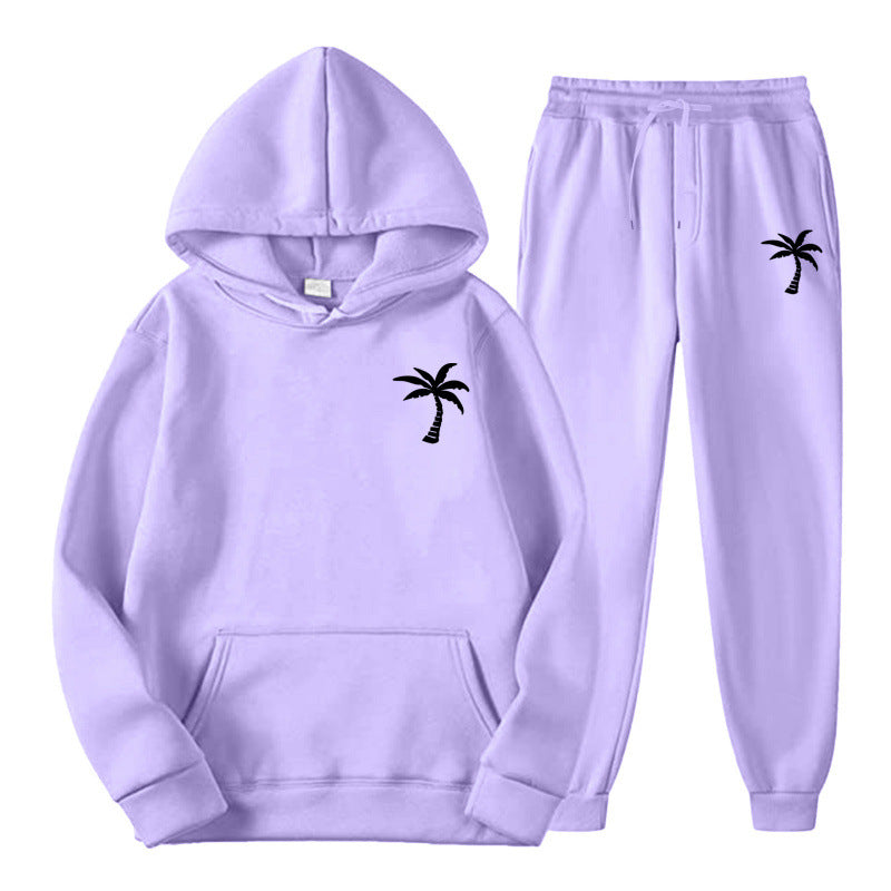 Damen Bequemer Hoodie und Jogginghose Set Echoarchiv