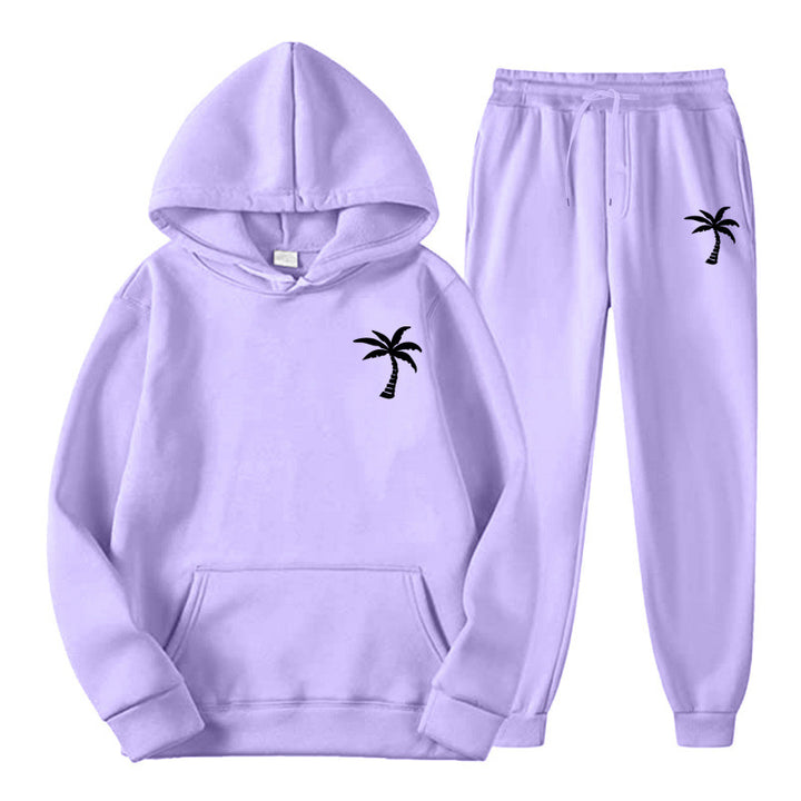 Damen Bequemer Hoodie und Jogginghose Set Echoarchiv