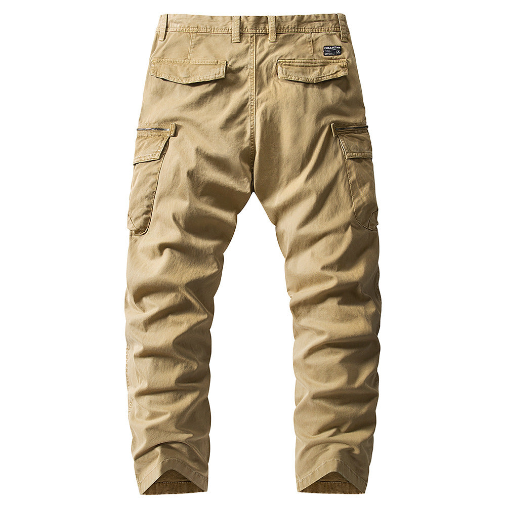 Herren modische Cargo-Hose mit vielseitigen Taschen und strapazierfähigem Material Echoarchiv