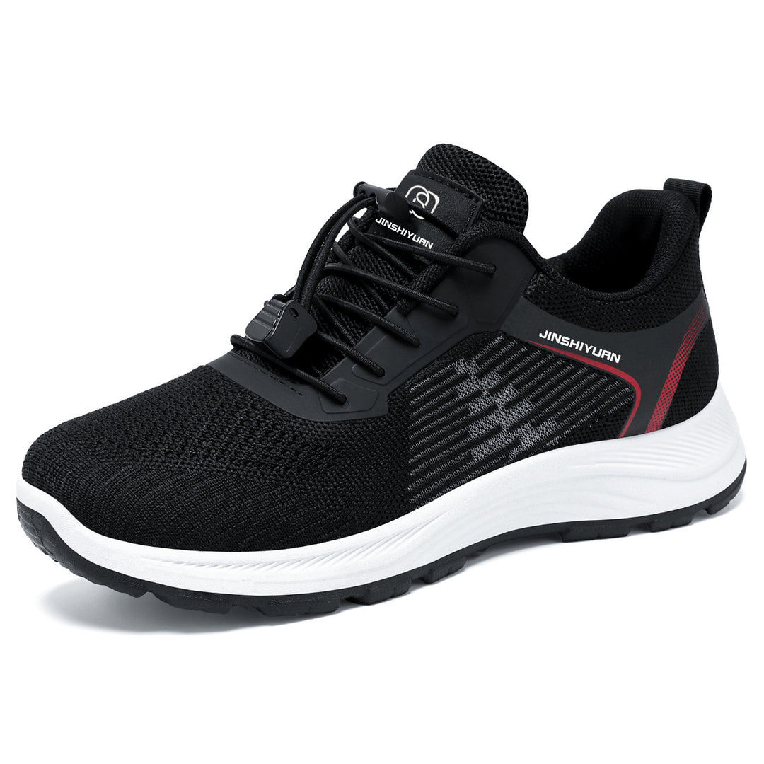 Damen nan leichter atmungsaktiver Strick-Walking-Sneaker mit Schnellzug-Kordel und gedämpfter EVA-Zwischensohle Echo Archiv