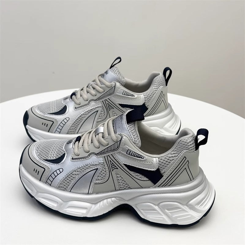 Damen Sportliche Laufsneaker mit atmungsaktiver Mesh-Technologie und dämpfendem Sohlenprofil Echo Archiv
