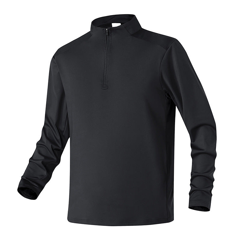 Herren Atmungsaktives Funktions‑Halbzip Trainingsshirt mit Stretch und Stehkragen Echo Archiv