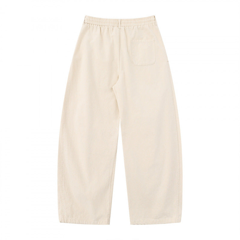 Damen Weite Culotte-Cargo-Hose mit elastischem Bund, Tunnelzug und aufgesetzten Taschen Echo Archiv