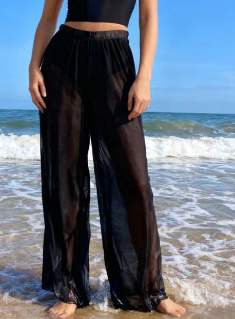 Damen Palazzohose mit eleganten transparenten Akzenten Echo Archiv