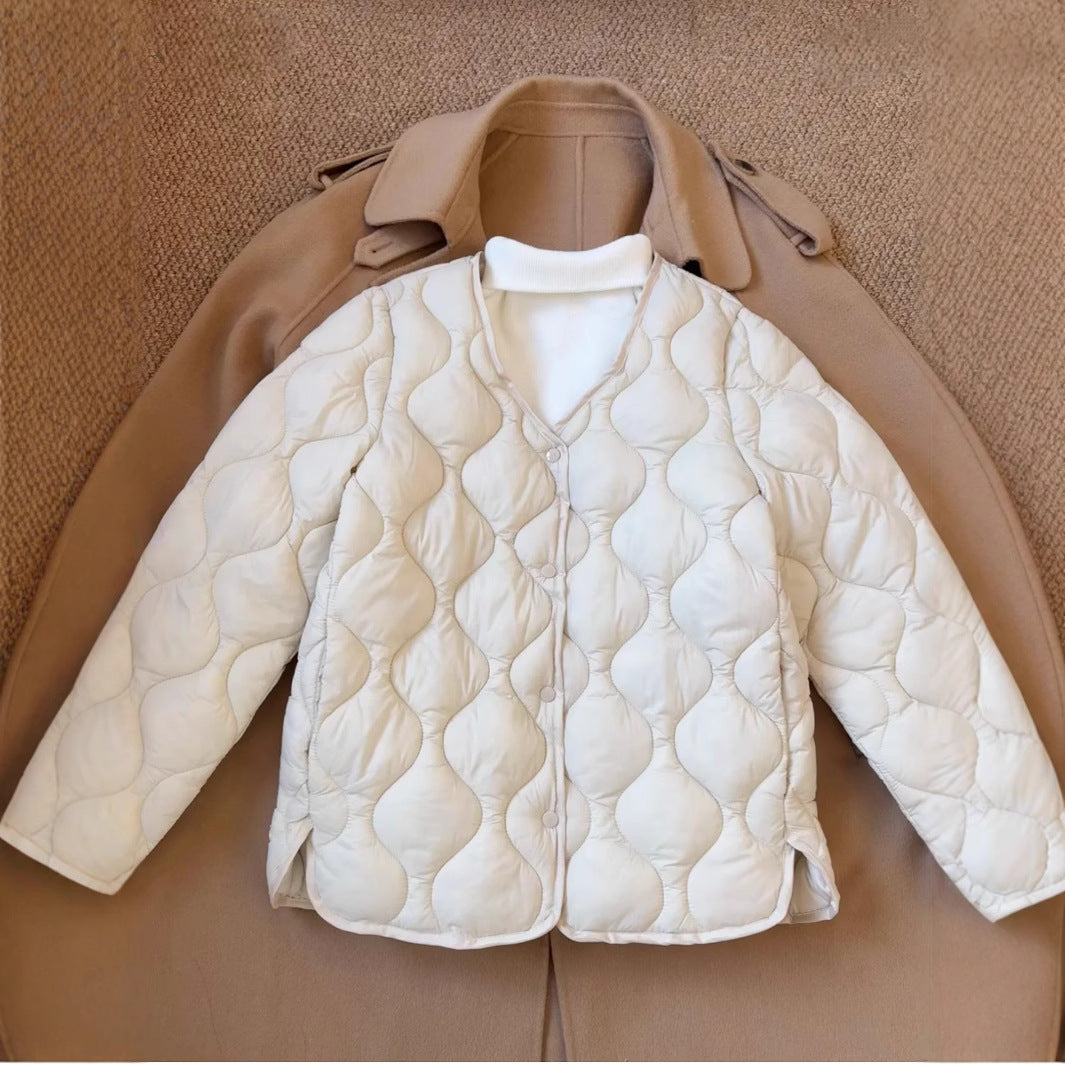 Damen Elegante, gefütterte Steppjacke Echoarchiv