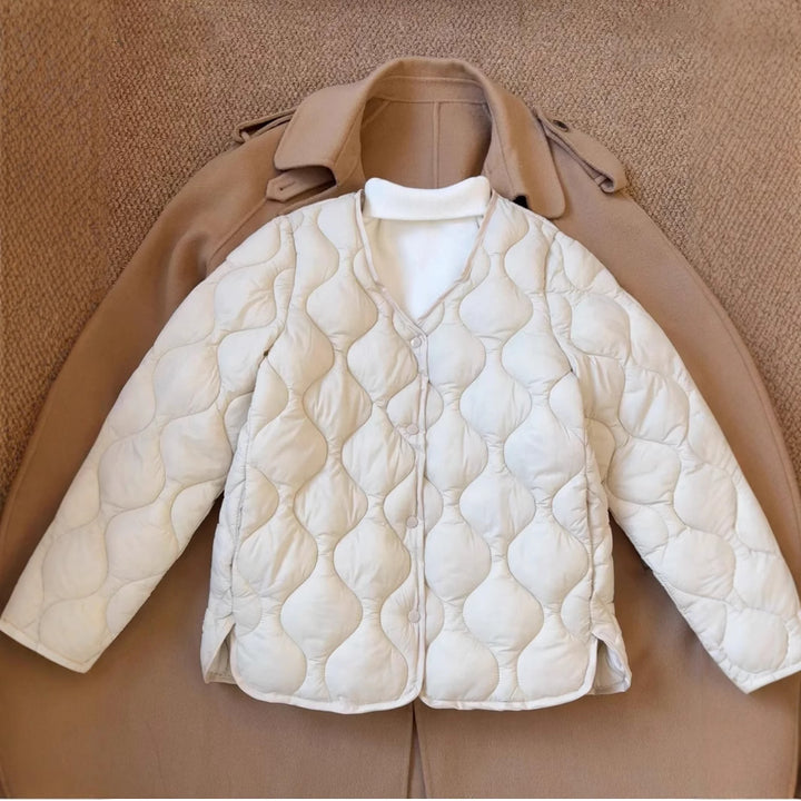 Damen Elegante, gefütterte Steppjacke Echoarchiv