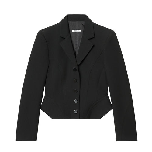 Damen Kurzblazer im Sculpted‑Look mit Wiener Nähten und figurformender Silhouette Echo Archiv