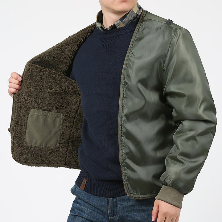Herren nan gewatteter Fieldparka mit Kapuze, Schulterklappen und multifunktionalen Taschen Echo Archiv