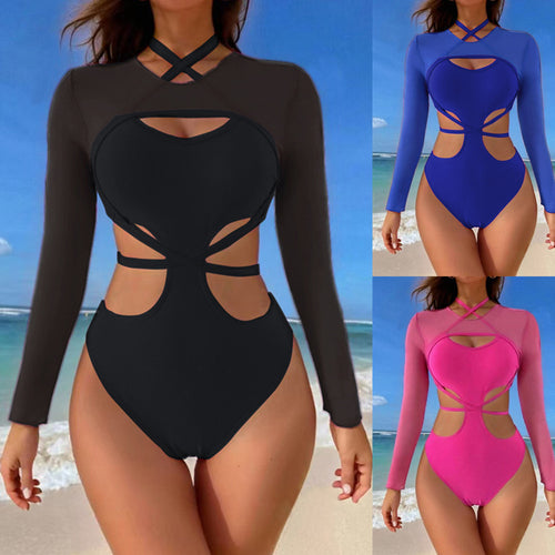 Damen Bikini-Set mit transparentem Oberteil und innovativem Schnitt Echo Archiv