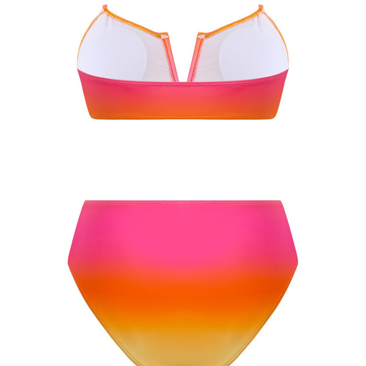 Damen Bandeau-Bikini mit langem Wickelrock Echo Archiv