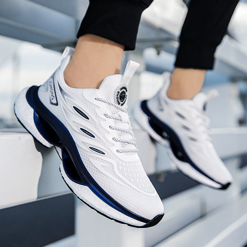 Herren gedämpfter Trainings- und Laufschuh mit dualer Luftkammer-Zwischensohle und atmungsaktivem Mesh-Obermaterial Echo Archiv