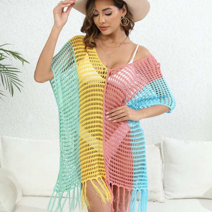Damen luftig-transparenter Strandponcho Echo Archiv