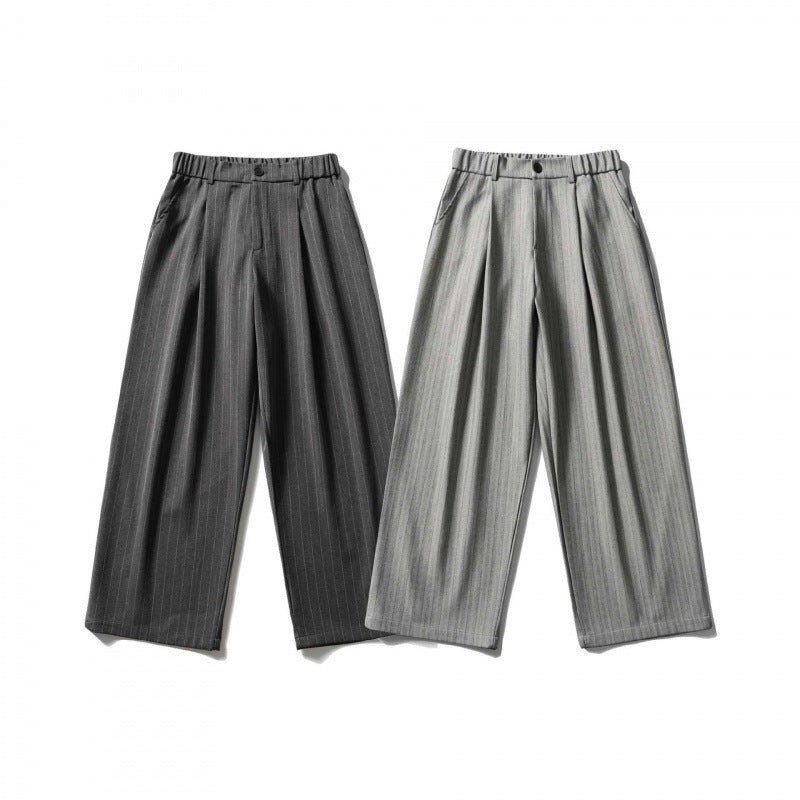 Damen Weite Bundfalten-Hose mit hohem Bund, verkürzter Culotte-Silhouette und elastischem Rückenteil Echo Archiv