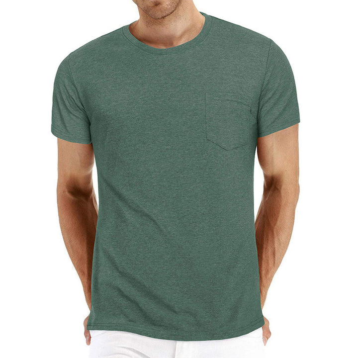 Herren Rundhals T-Shirt aus atmungsaktivem weichem Baumwollmix Echoarchiv
