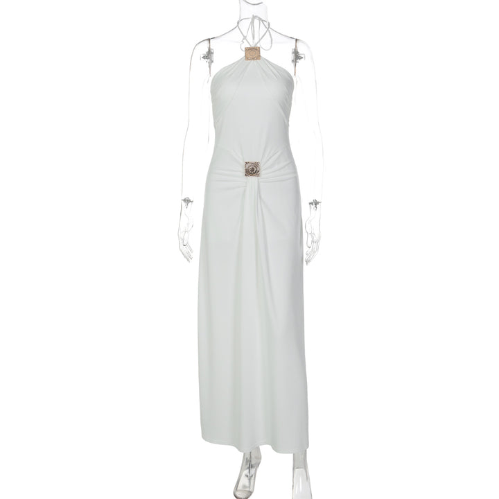 Damen Elegantes Wickelkleid mit raffiniertem Halterneck Echo Archiv