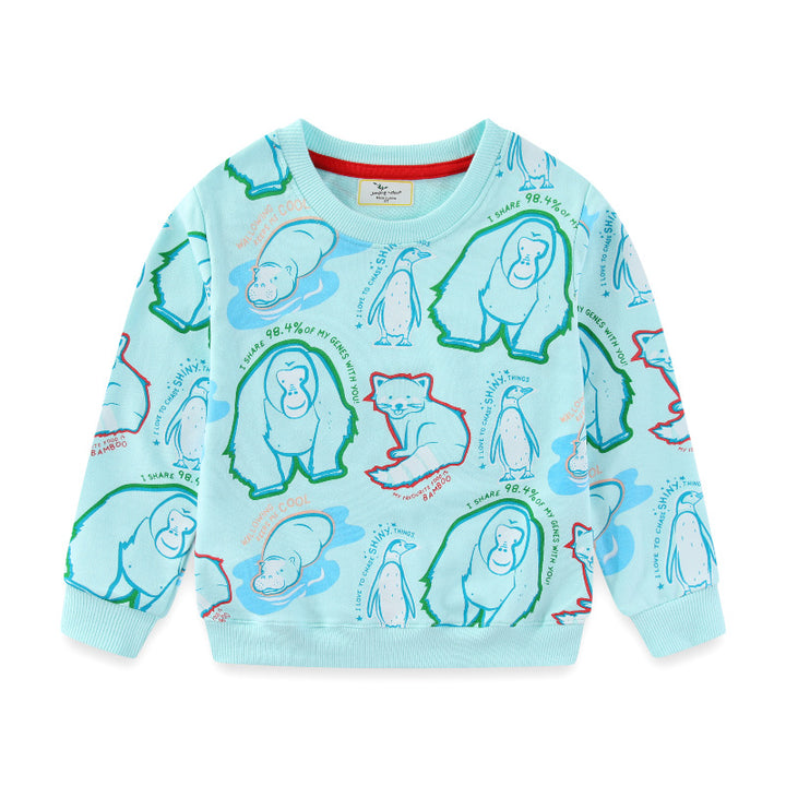 Jungen Sweatshirt mit tierischem Motiv Echo Archiv