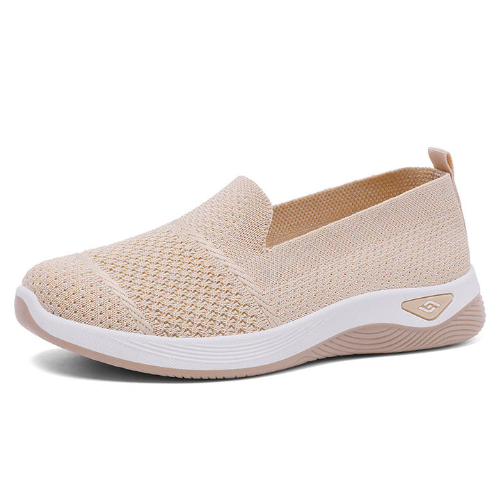 Damen nan eleganter Strick-Slipper mit verstärkter Zehenkappe, flexibler Dämpfungsplattform und Zuglasche Echo Archiv