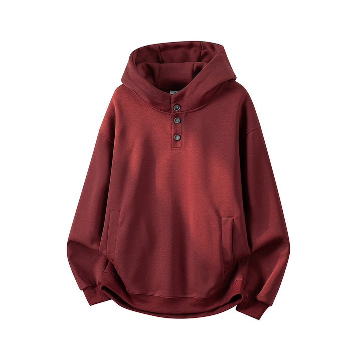 Unisex Oversize Kapuzenpullover mit handschriftlichem Grafik-Print, Kängurutasche & geripptem Saum Echoarchiv