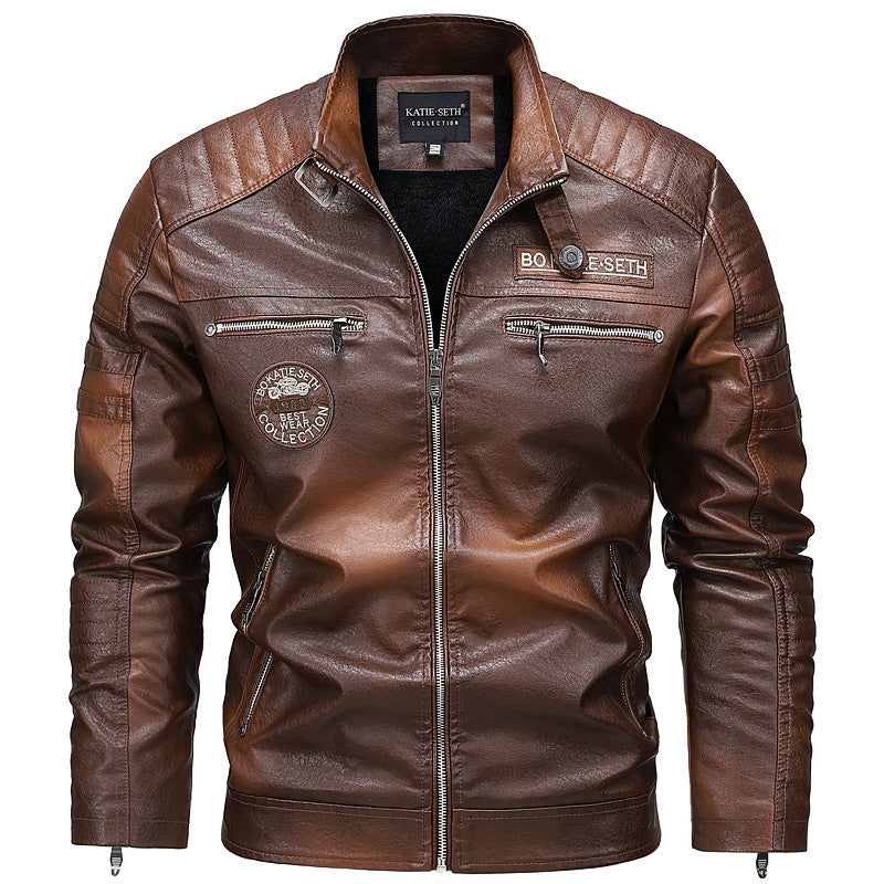 Herren Modische Bikerjacke Echo Archiv
