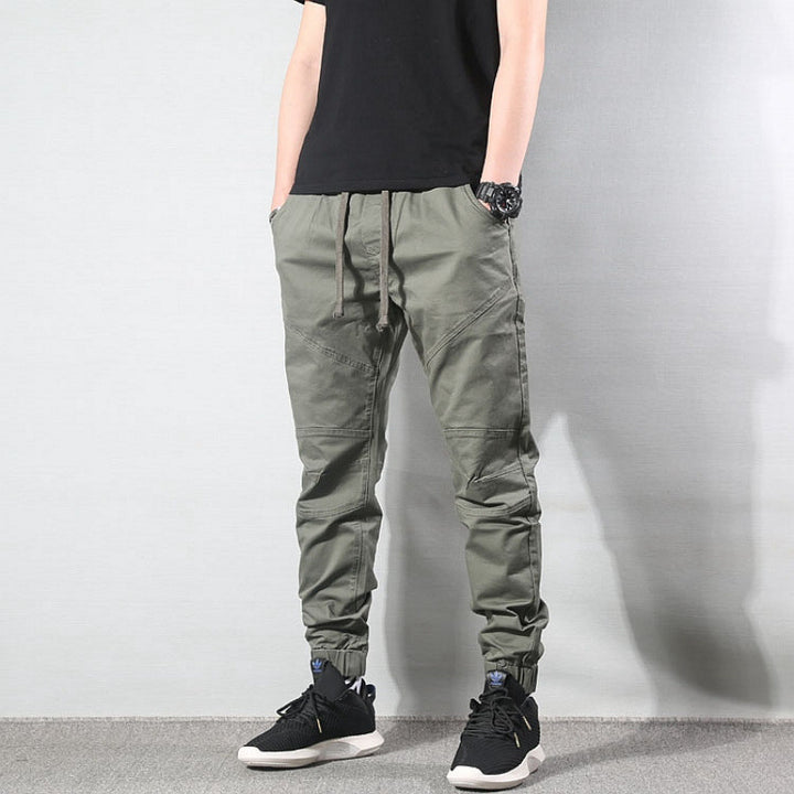 Herren Bequeme Cargo-Hose mit elastischem Bund – Bravaro