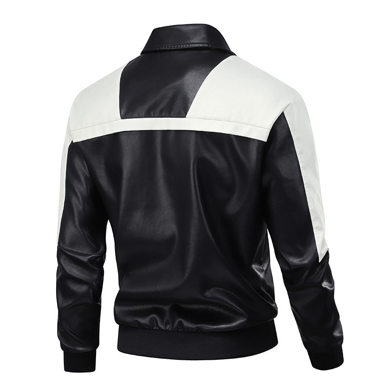Herren stylische Retro-Jacke im Leder-Look Echoarchiv