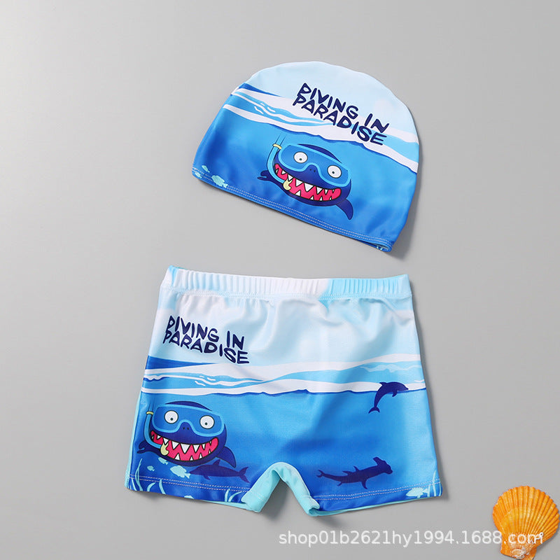 Jungen Schwimmset mit fröhlichem Dinosaurier-Motiv Echo Archiv
