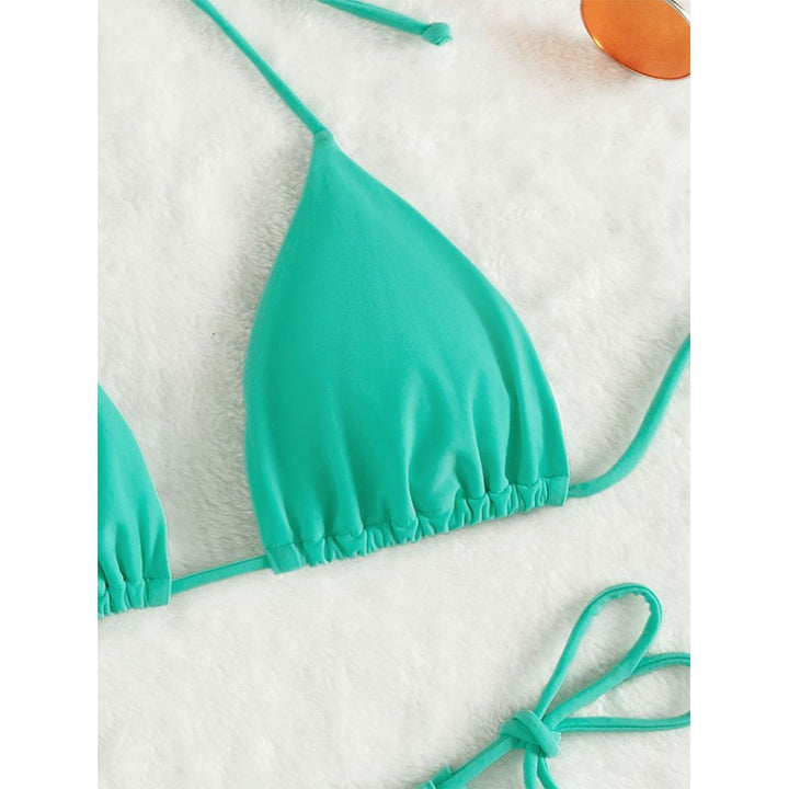 Damen Triangel-Bikini mit verstellbaren Bindebändern Echo Archiv