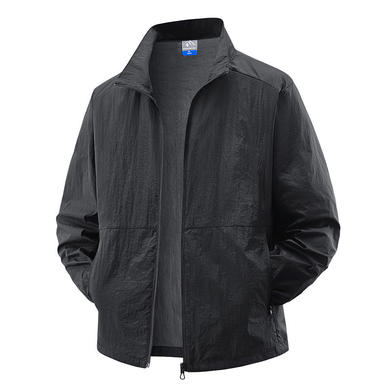 Herren Leichte Packbare Windjacke Echo Archiv