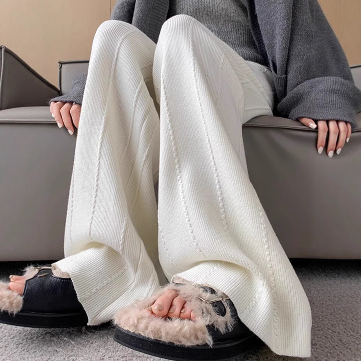 Damen Bequeme und elegante Strick-Hose Echo Archiv