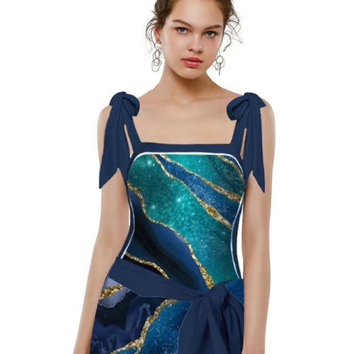 Damen Badeanzug mit elegantem Wickelrock Echo Archiv 1782104434