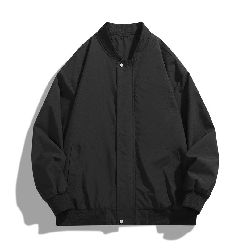 Herren sportliche Übergangsjacke mit hohem Kragen und praktischen Seitentaschen Echoarchiv