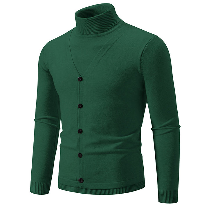 Herren eleganter und kuscheliger Rollkragenpullover Echoarchiv