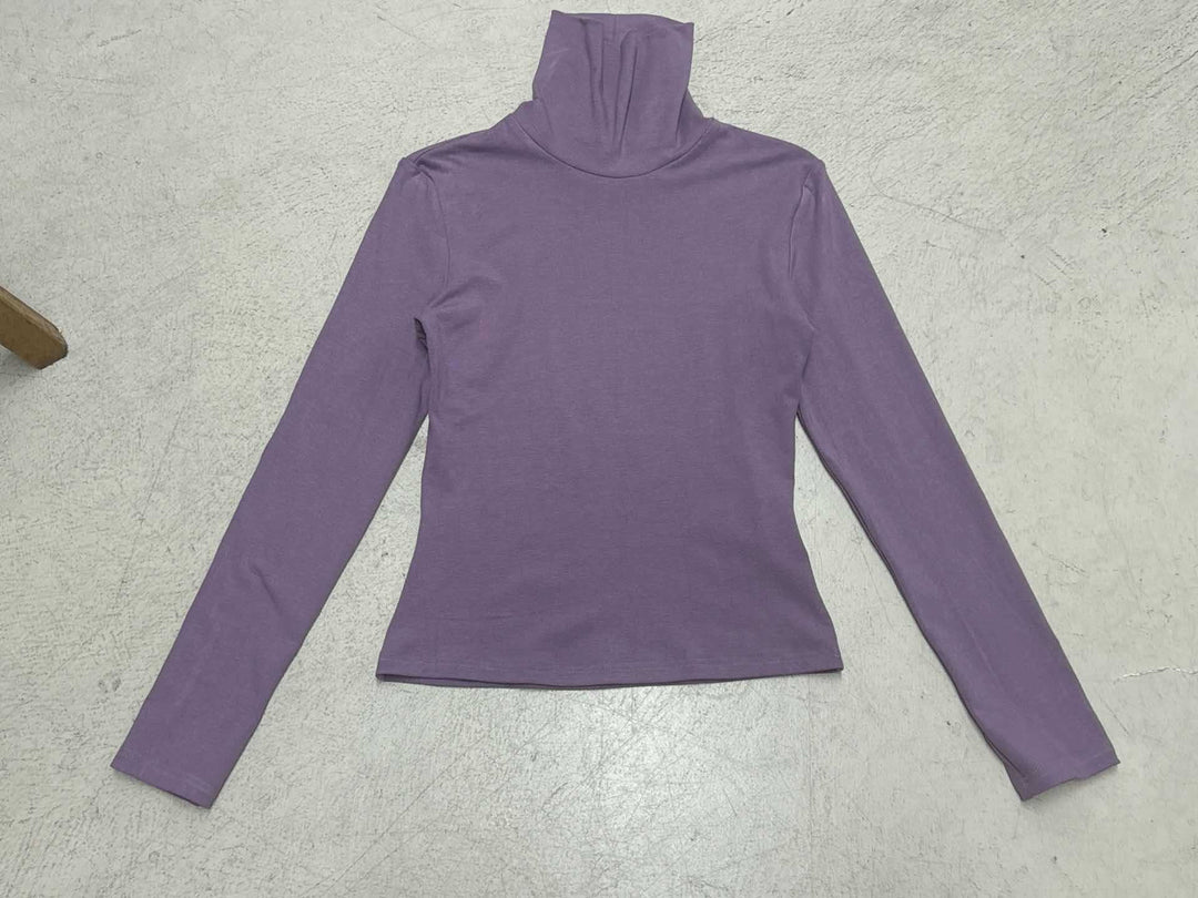 Damen Figurnahes Langarm-Rollkragen-Shirt aus Stretch-Jersey Echo Archiv