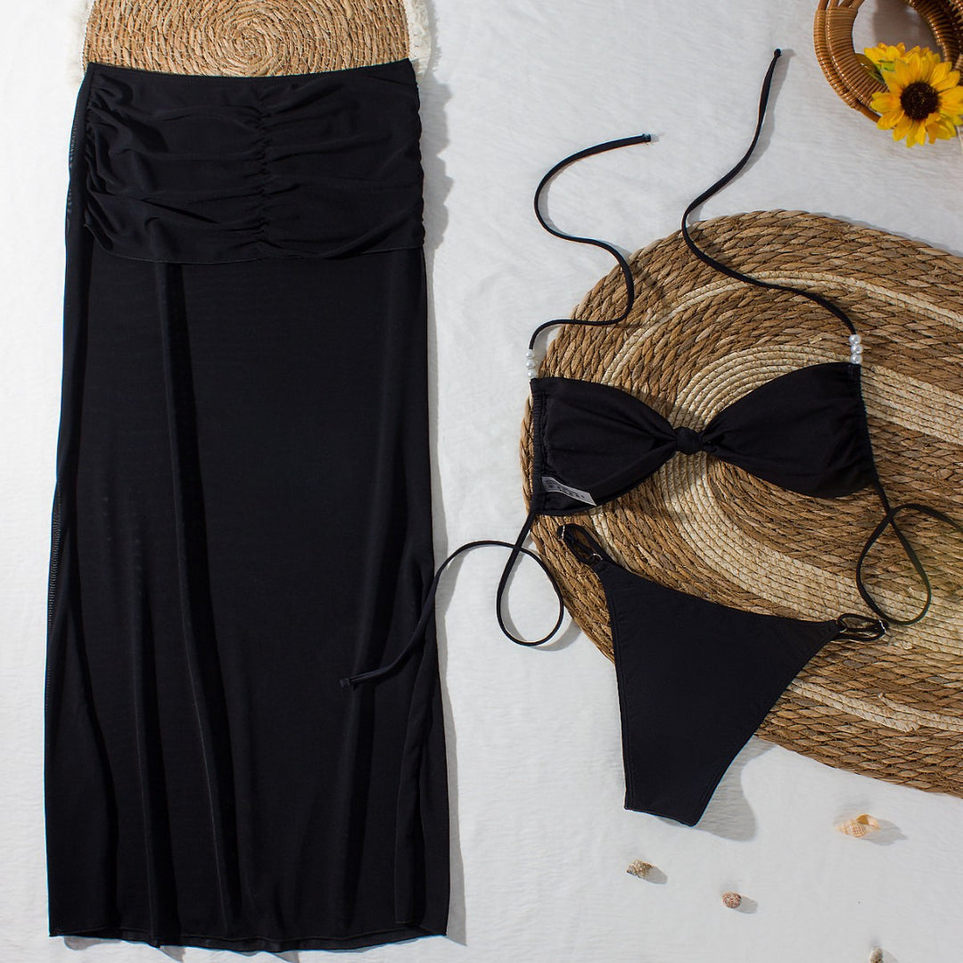 Damen Bikiniset mit elegantem Wickelrock Echo Archiv