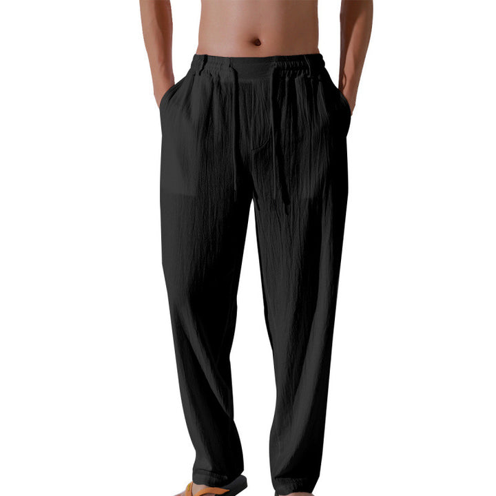 Herren Bequeme Strandhose mit elastischem Bund und lockerer Passform Echoarchiv