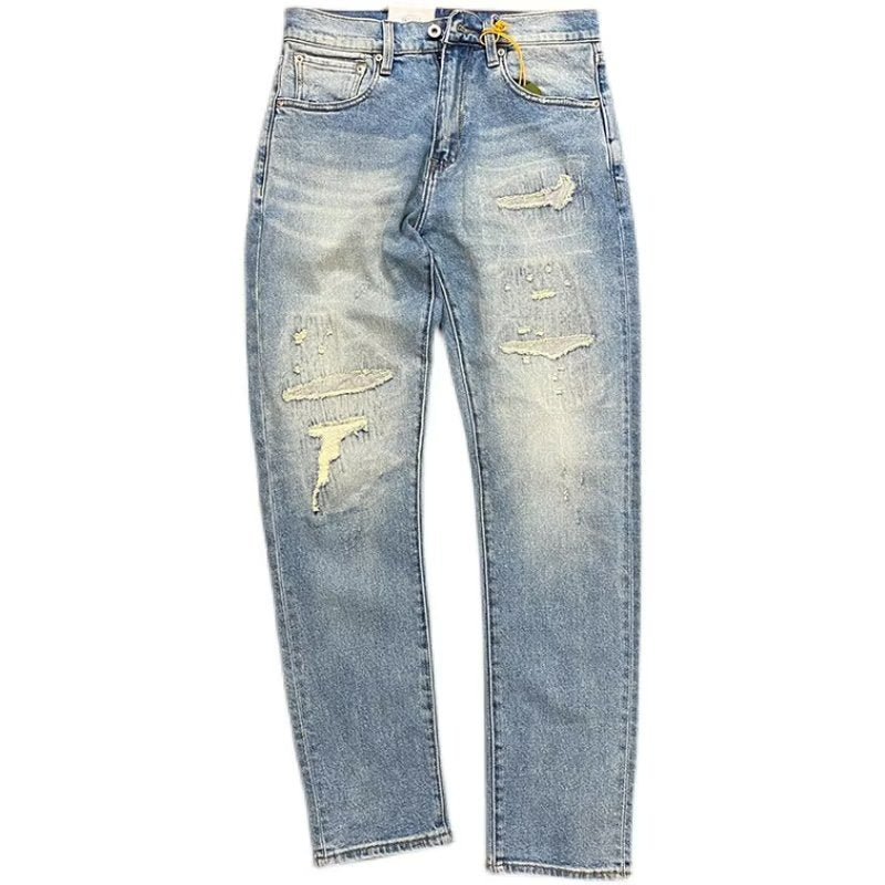 Herren Trendy Zerrissene Jeans Echo Archiv