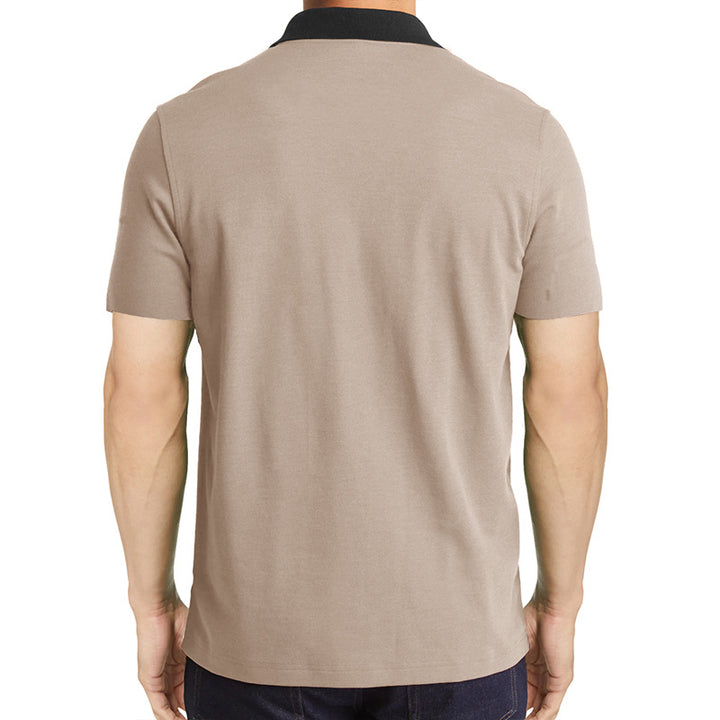 Herren Sportliches Kurzarm Poloshirt mit strukturiertem Kragen Echoarchiv