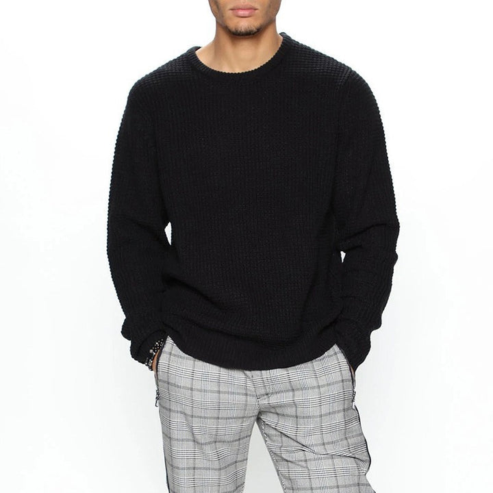 Herren Grobstrickpullover mit modernem Schnitt und kuscheligem Innenfutter Echoarchiv