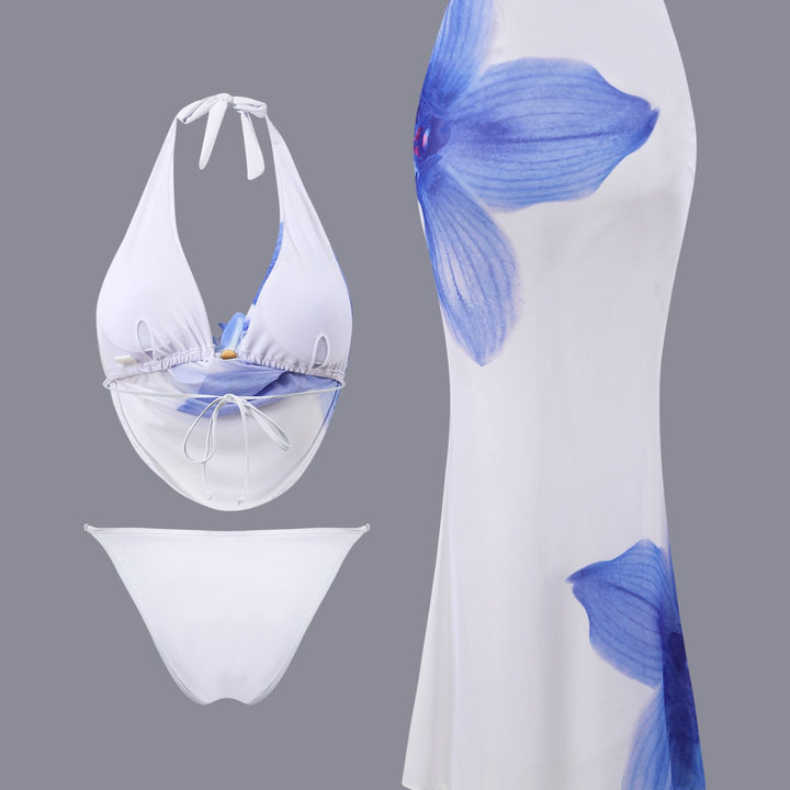 Damen Bikini-Set mit floralem Design und elegantem Wickeloberteil Echo Archiv