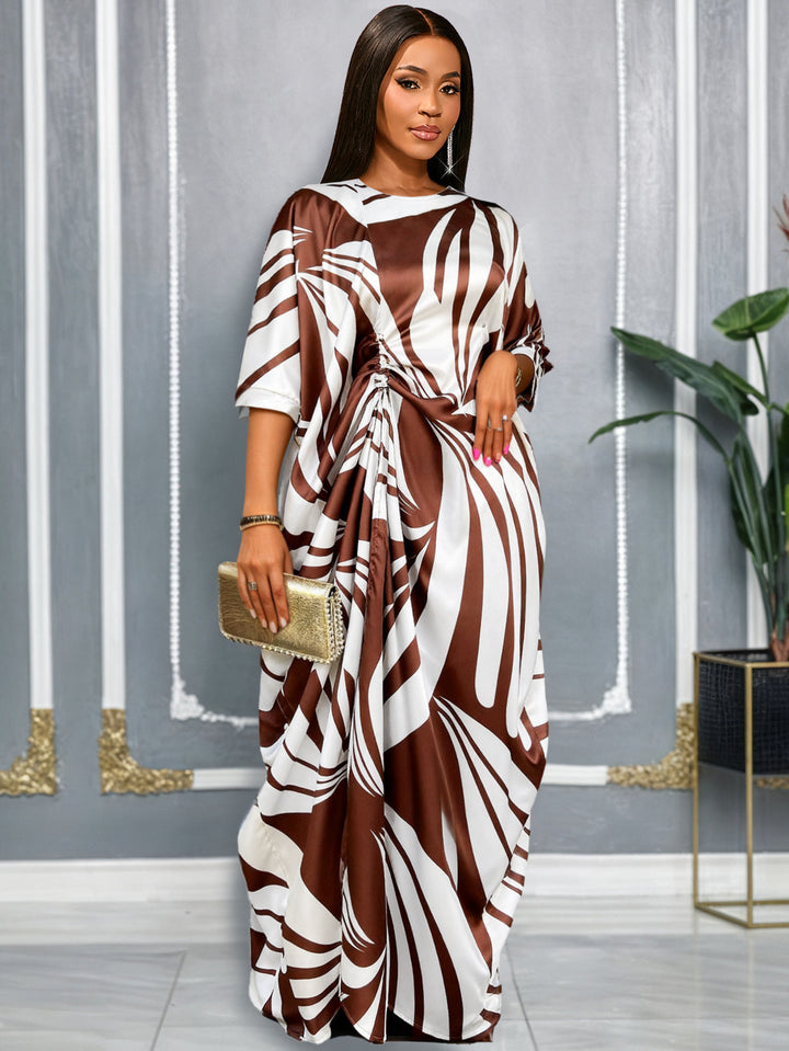 Damen luxuriöser Kaftan mit auffälligem Muster Echo Archiv