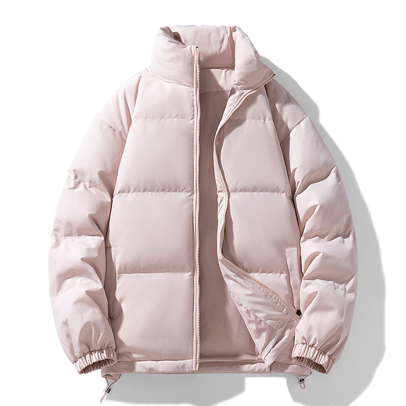 Herren Gepolsterte Pufferjacke mit hohem Stehkragen, winddichter Außenlage und verstellbarem Kordelzugsaum Echo Archiv