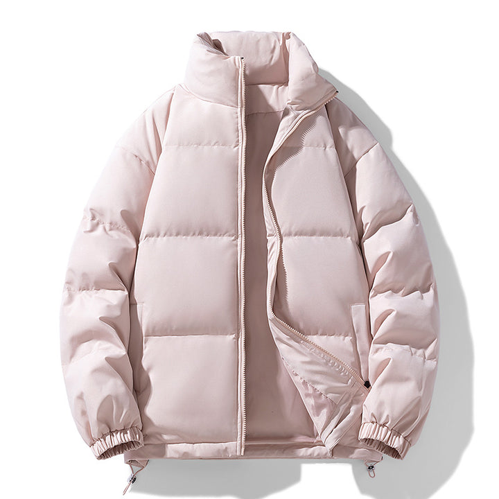 Herren Gepolsterte Pufferjacke mit hohem Stehkragen, winddichter Außenlage und verstellbarem Kordelzugsaum Echo Archiv