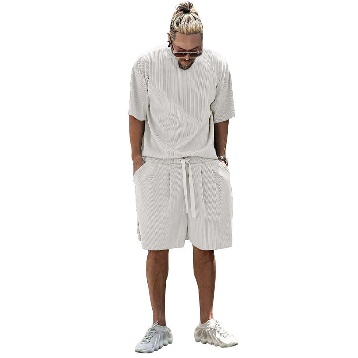 Herren Freizeitswear-Set mit atmungsaktivem Material und praktischen Seitentaschen Echoarchiv