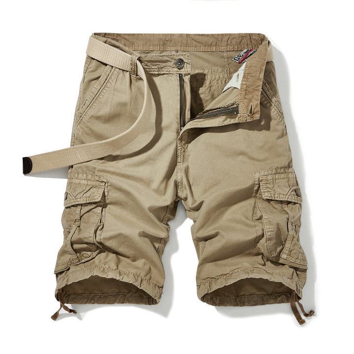 Herren Cargo-Shorts mit verstellbarem Gürtel und mehreren Seitentaschen Echoarchiv