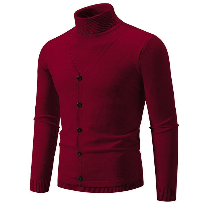 Herren eleganter und kuscheliger Rollkragenpullover Echoarchiv
