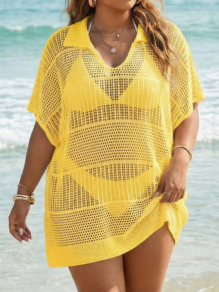 Damen transparentes Häkel-Strandkleid Echo Archiv