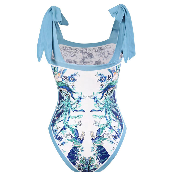 Damen Maxirock mit floralen Mustern und voluminösem Schnitt Echo Archiv